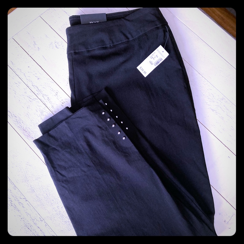 Black ankle pants